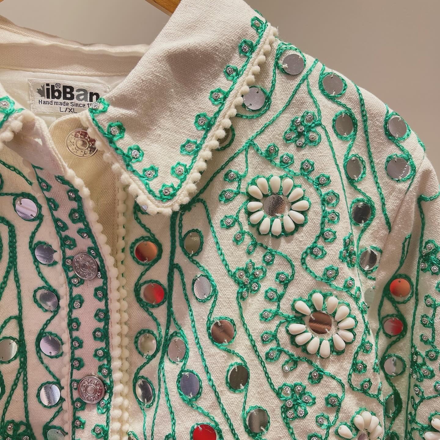 CHAQUETA TELA VAQUERA BLANCA