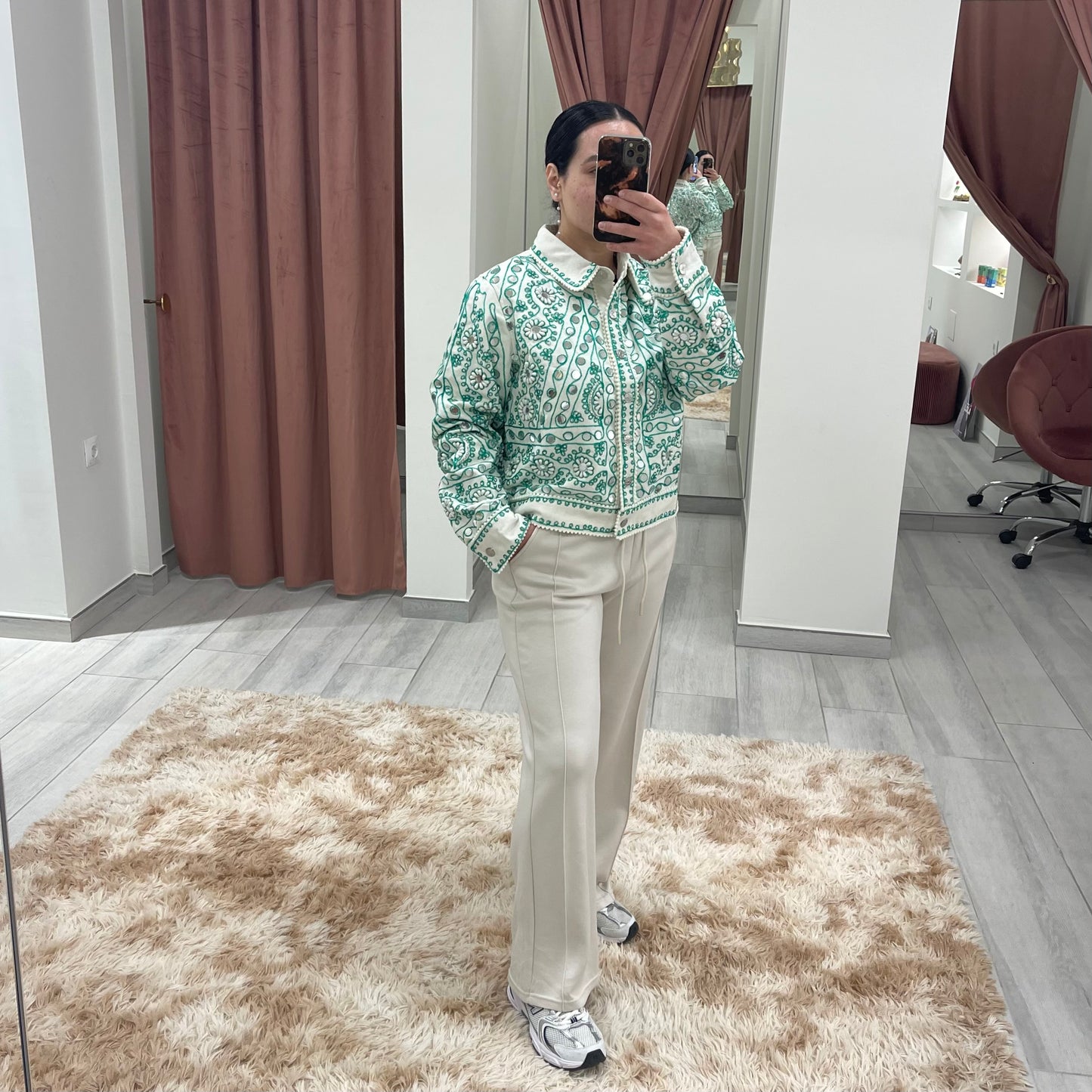 CHAQUETA TELA VAQUERA BLANCA