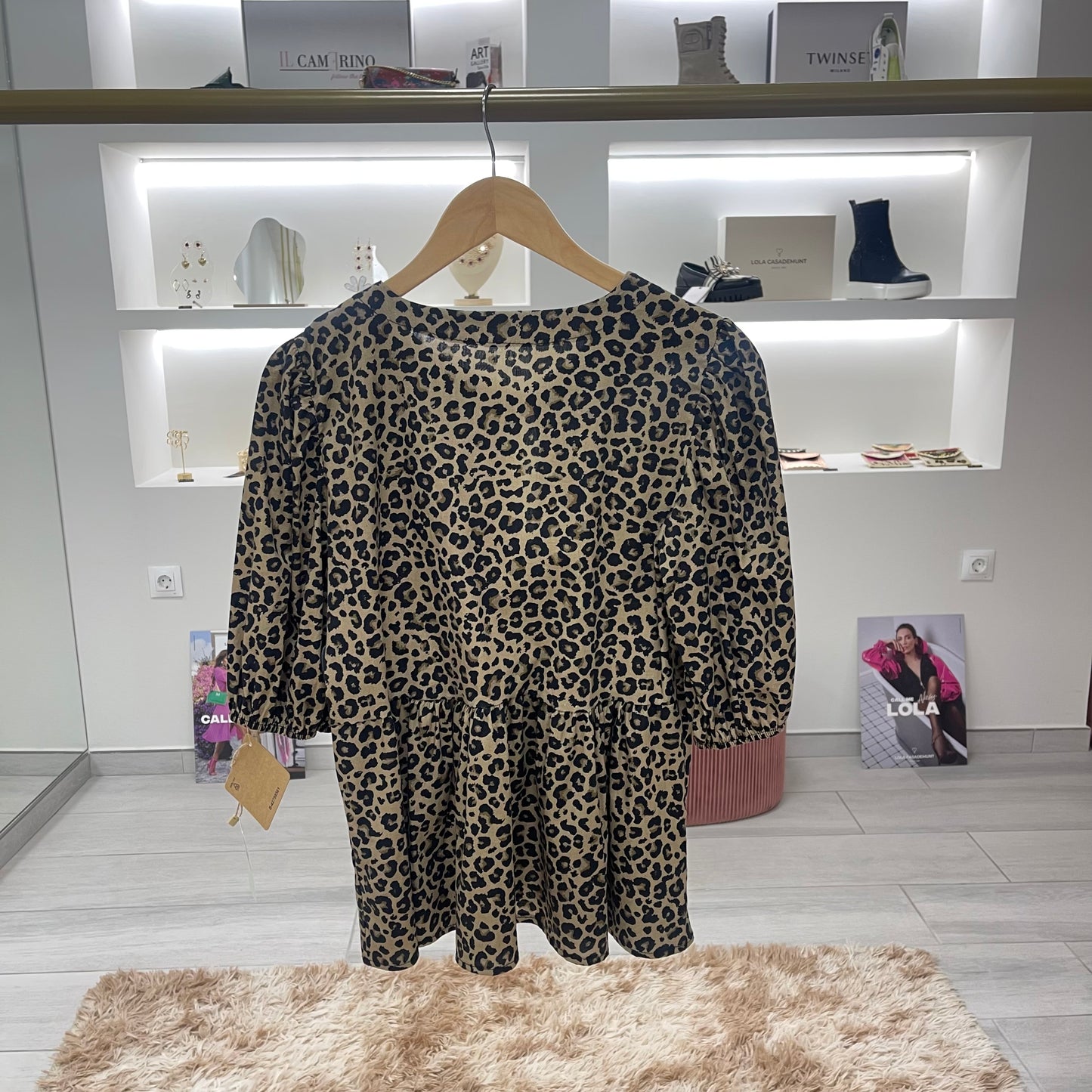 BLUSA LEOPARDO LAZOS