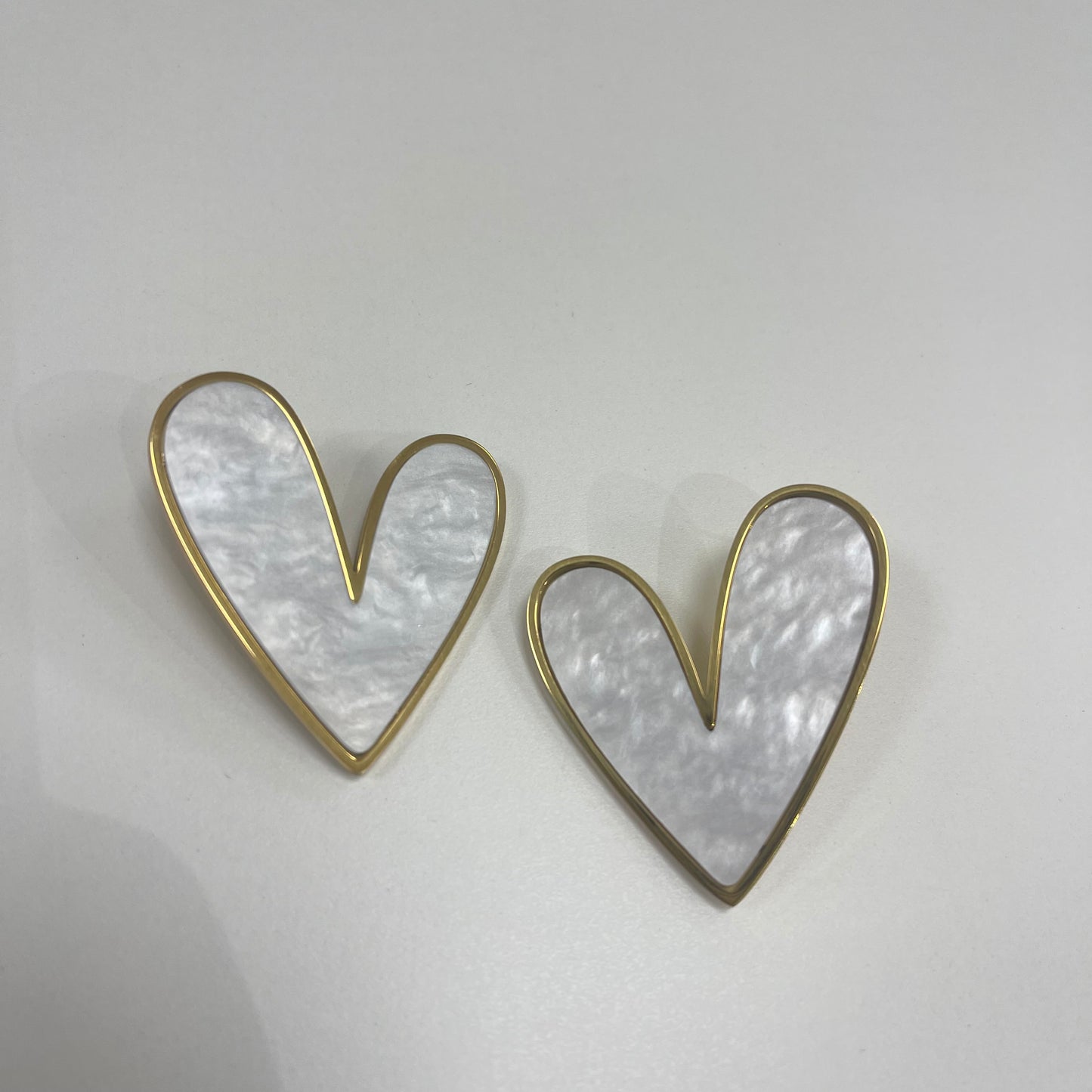 PENDIENTES CORAZÓN ESMALTE