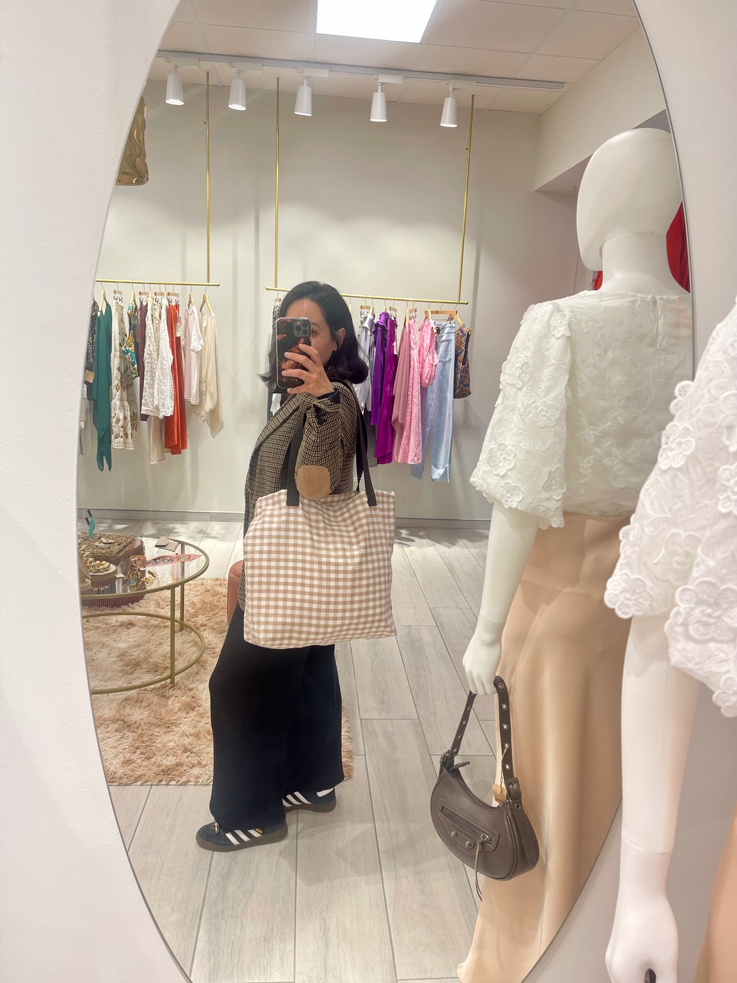 BOLSO COLECCIÓN VICHY ASA MARRÓN