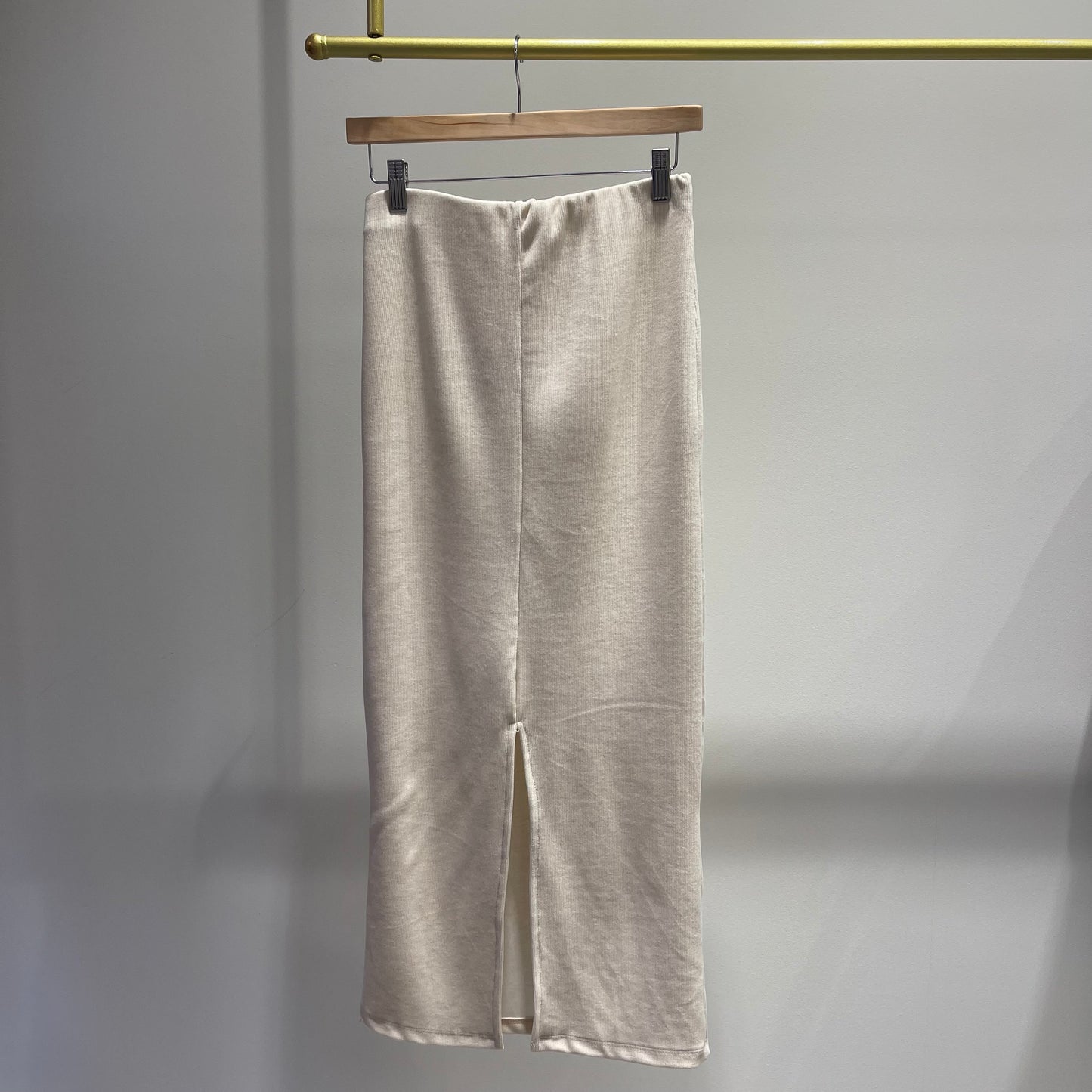 FALDA ALGODÓN BEIGE