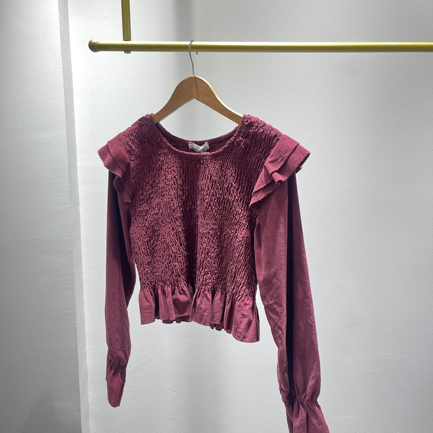BLUSA NINDO ABEJA BURDEOS