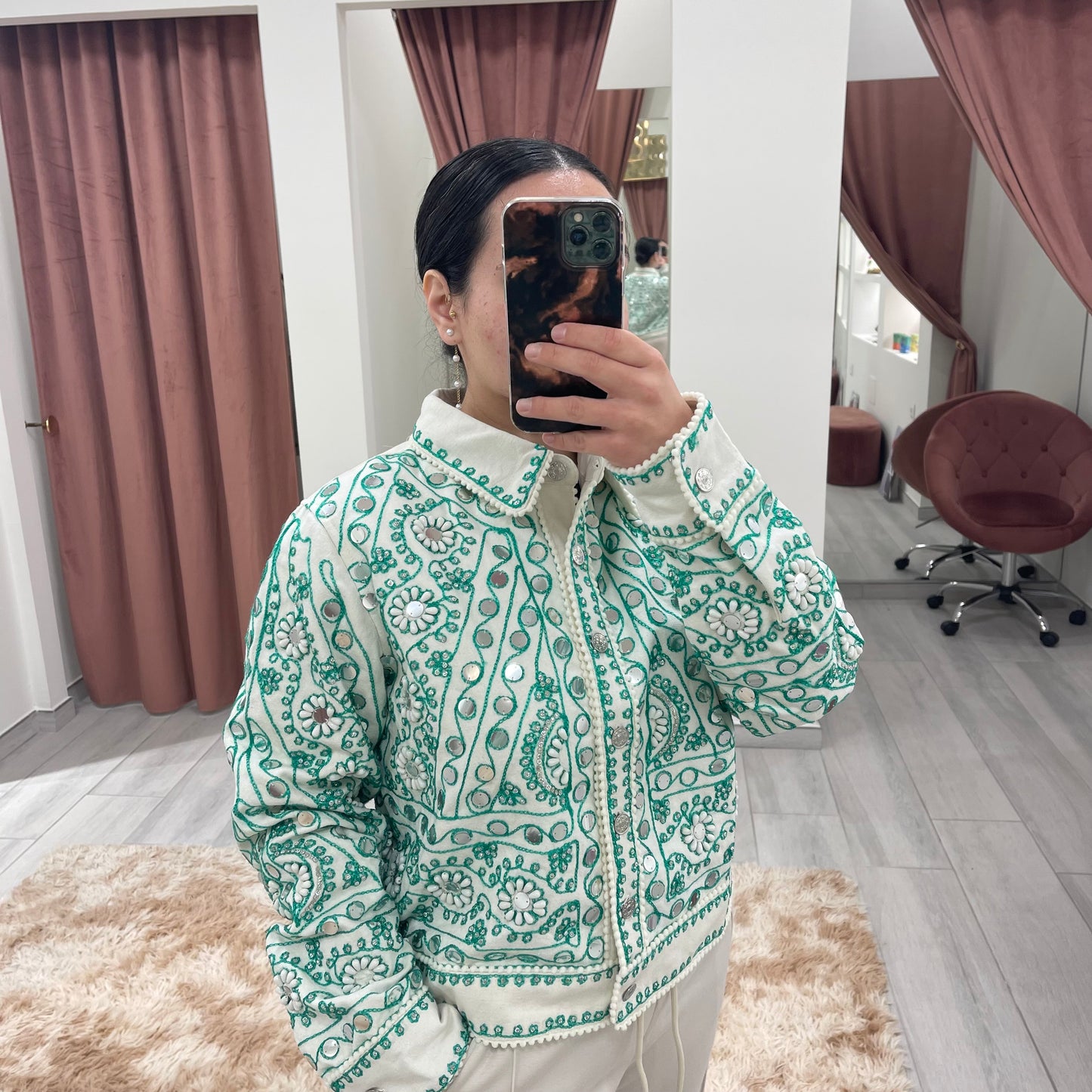 CHAQUETA TELA VAQUERA BLANCA