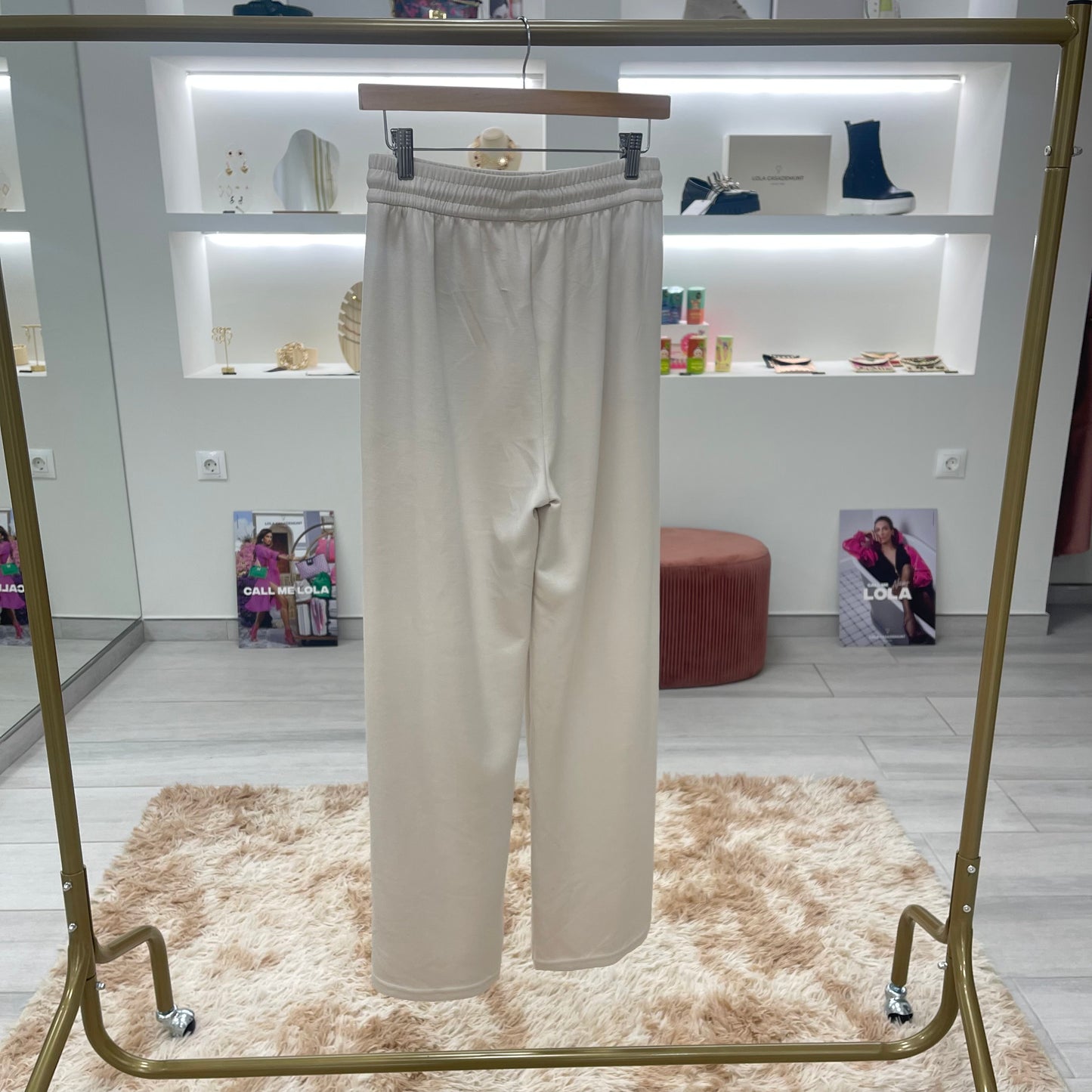 PANTALÓN BEIGE ANCHO