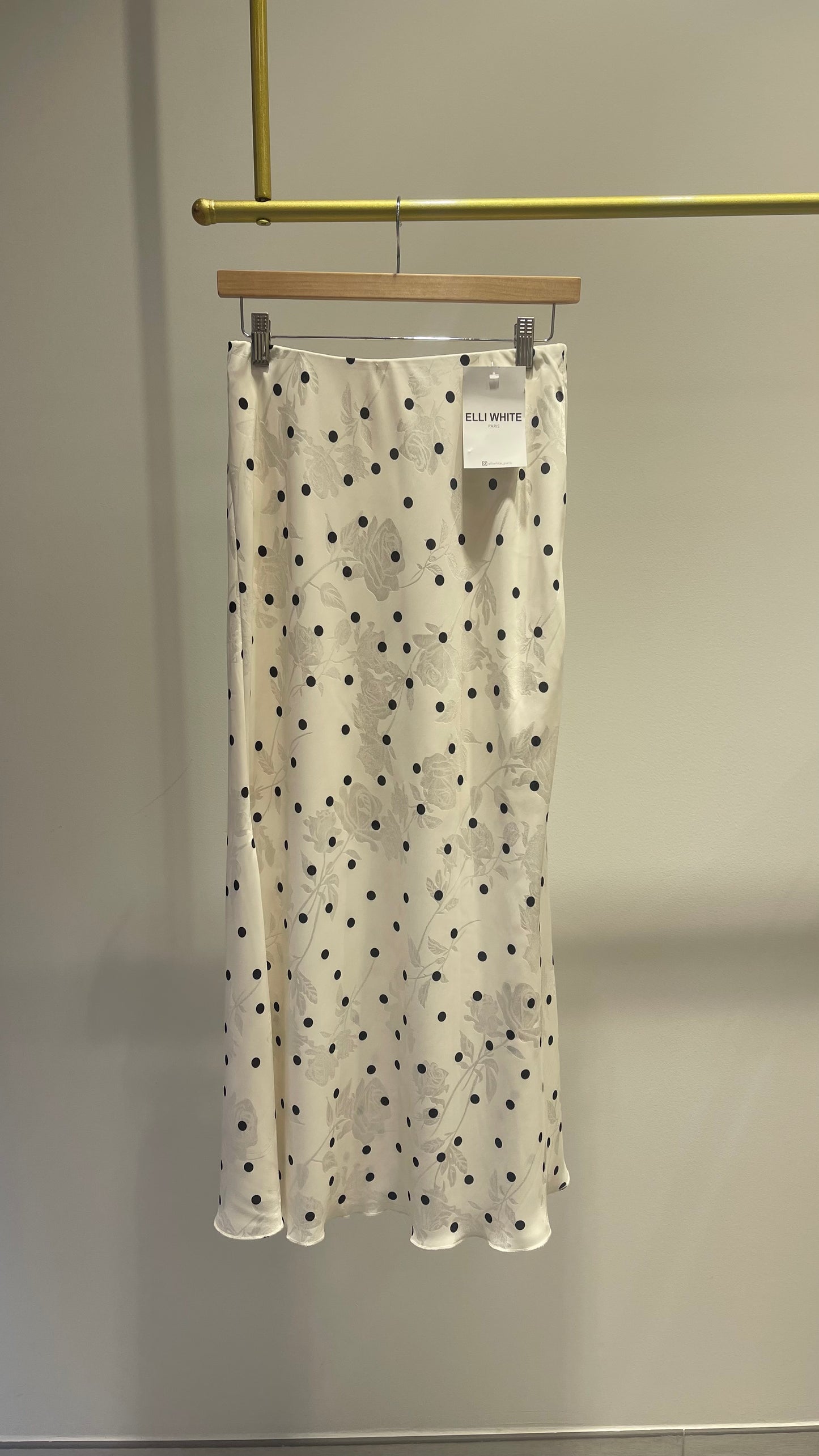 FALDA SATINADA ESTAMPADA