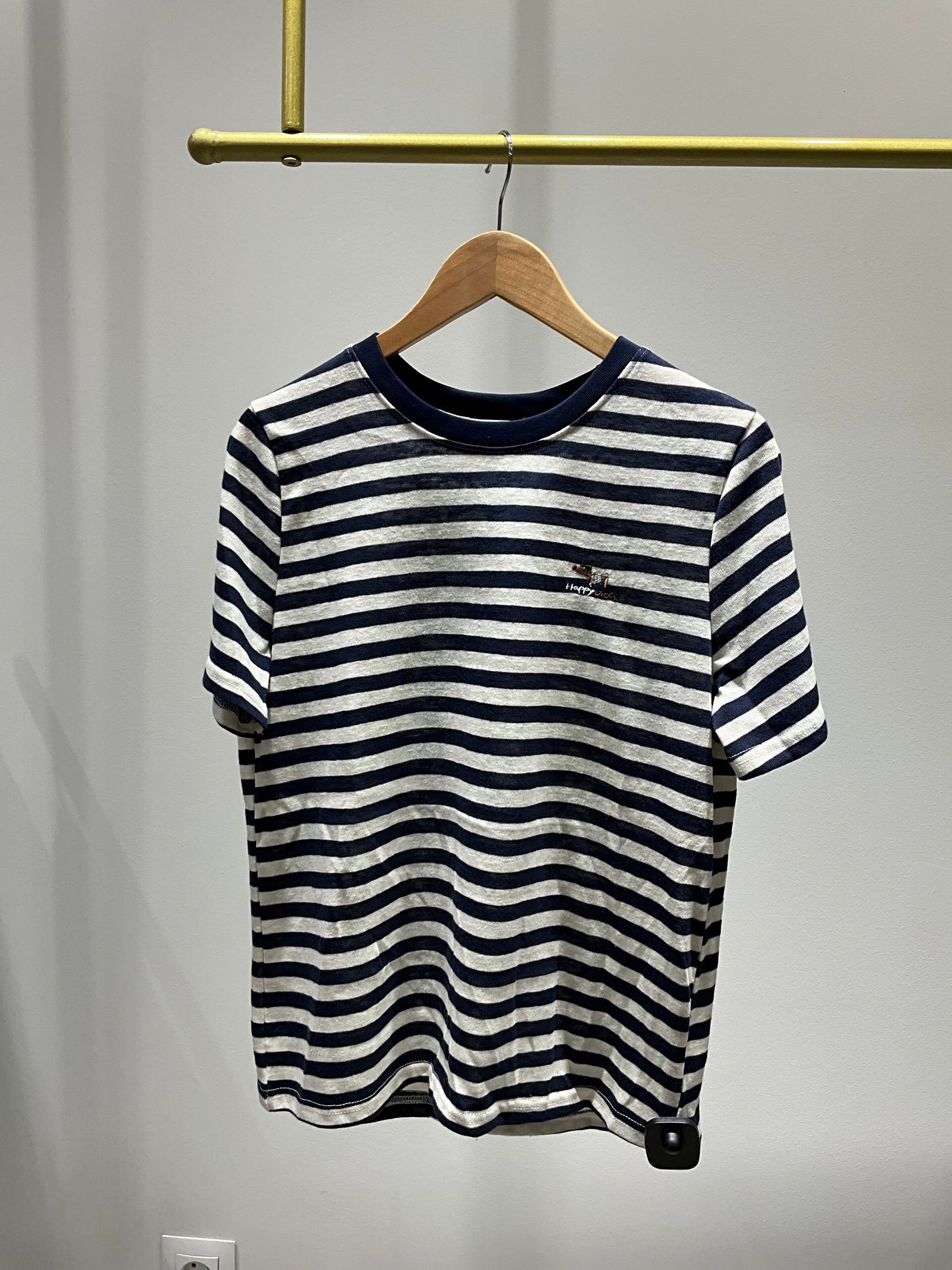 CAMISETA AZUL OSCURO RAYAS