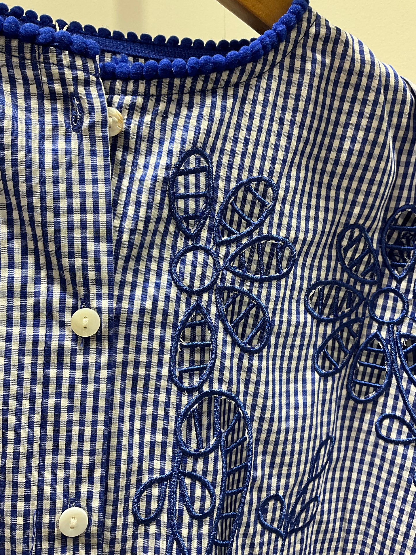 CAMISA CUADROS CALADA