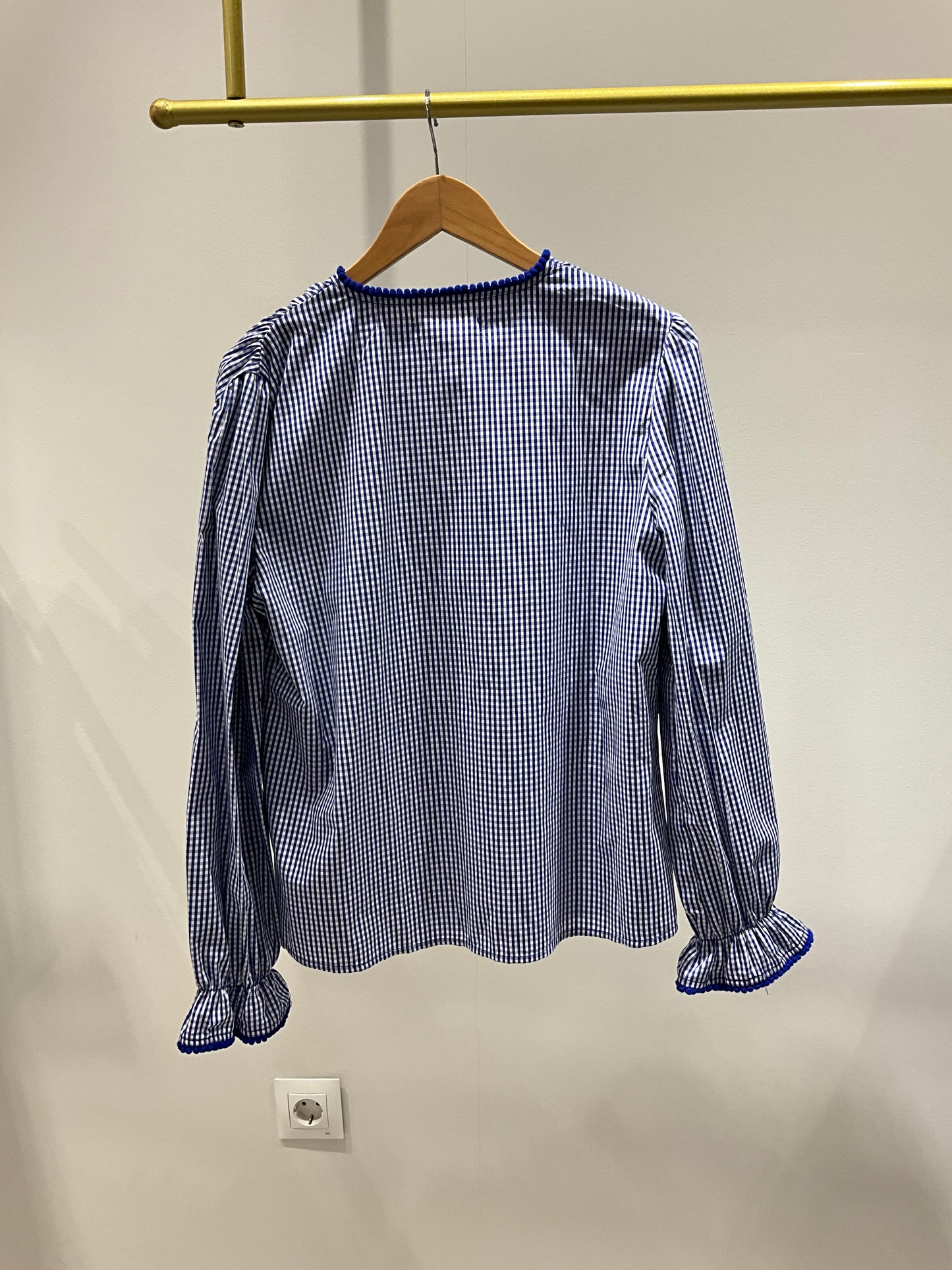 CAMISA CUADROS CALADA