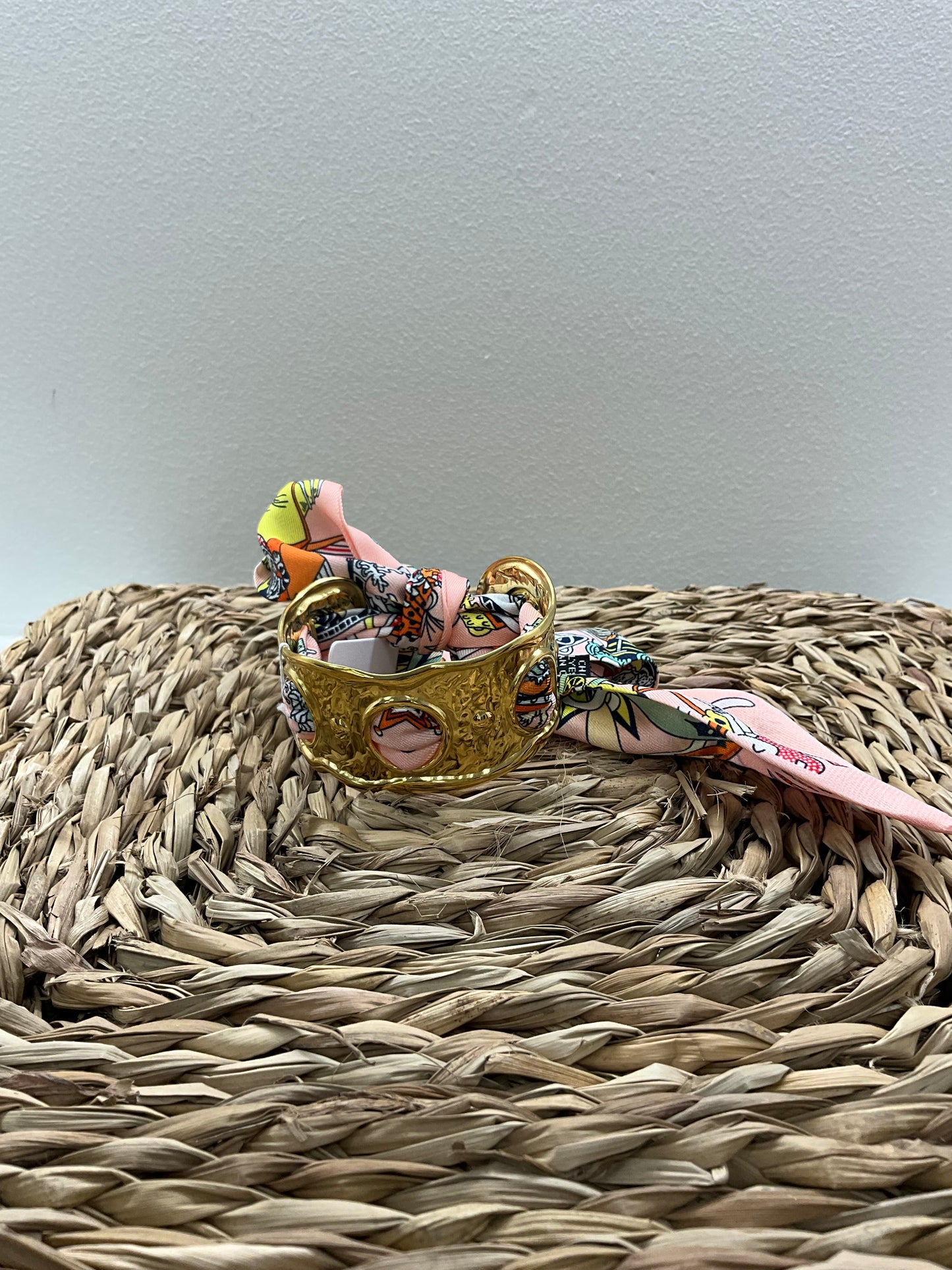 BRAZALETE LAZO TONOS ROSAS