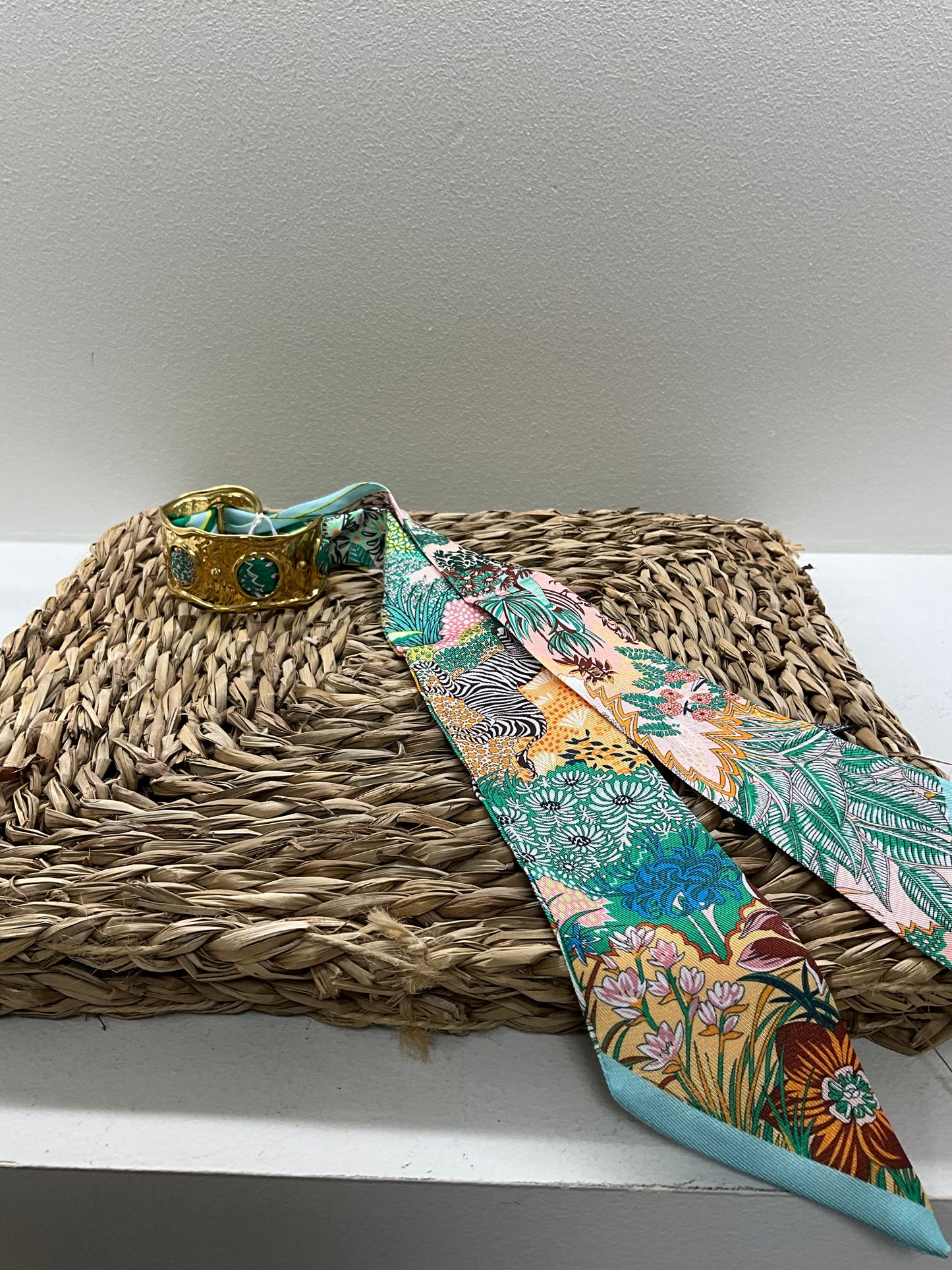 BRAZALETE LAZO TONOS VERDE