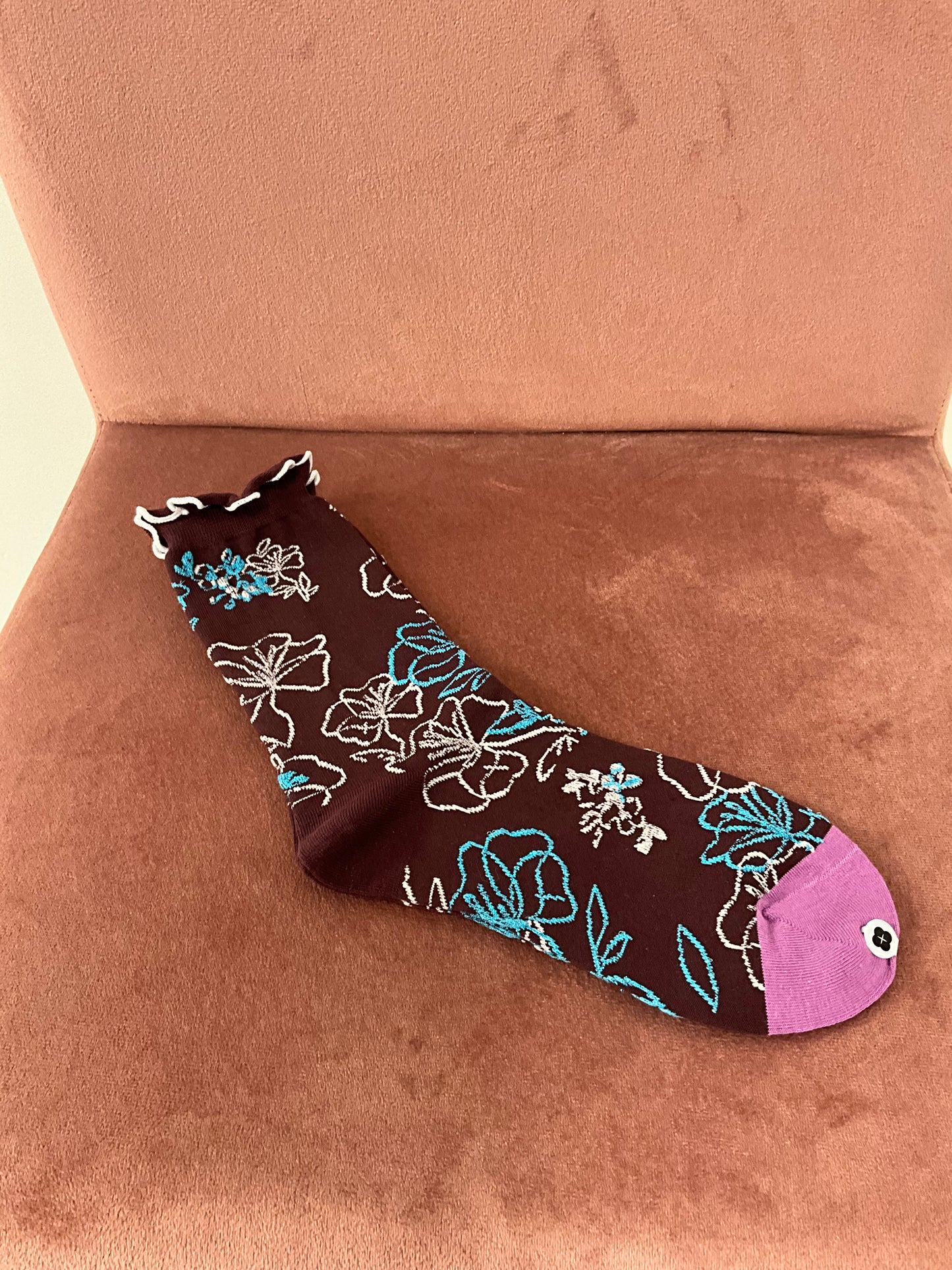 CALCETINES ESTAMPADO FLORAL