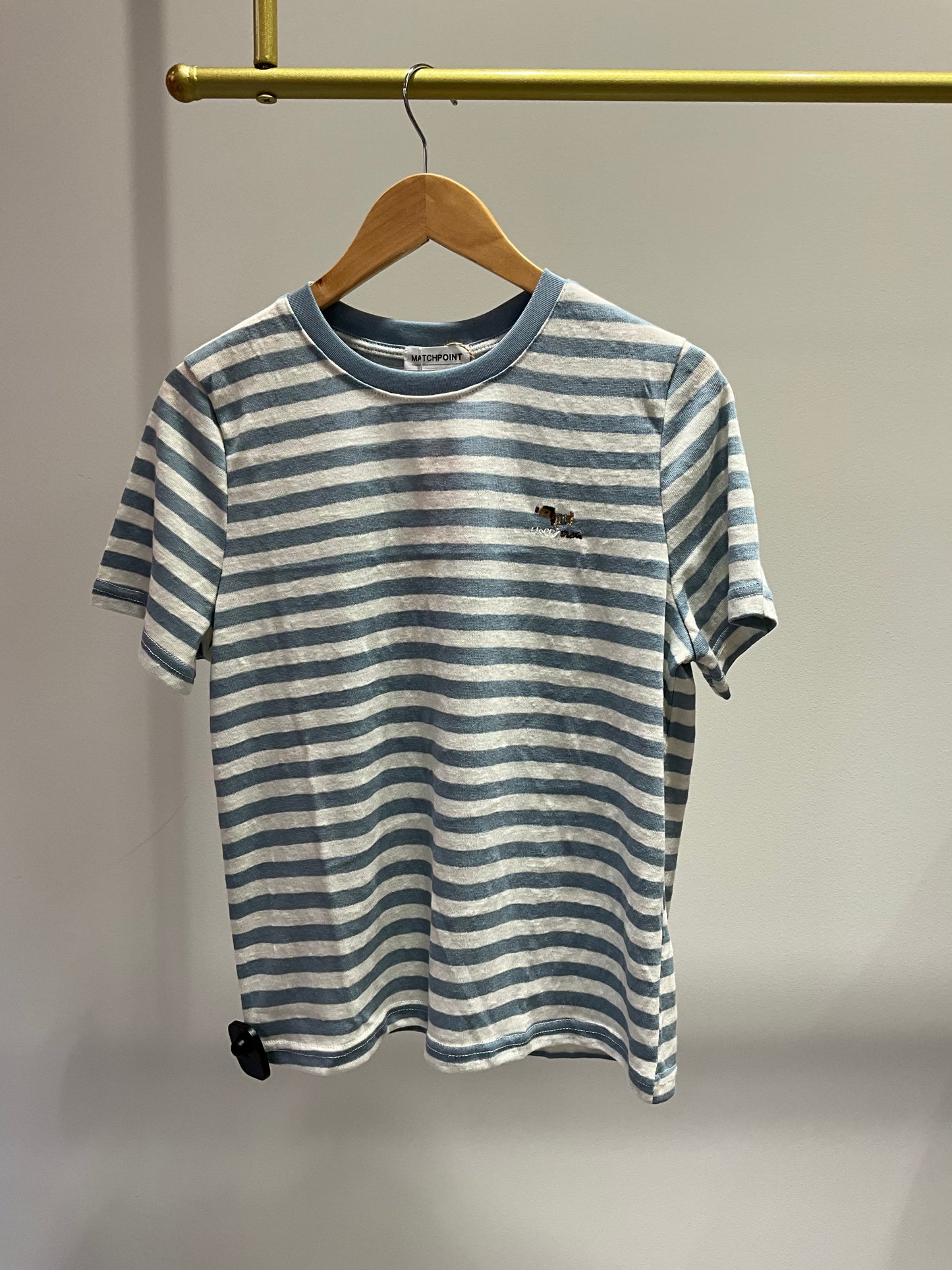 CAMISETA A RAYAS AZUL CLARO