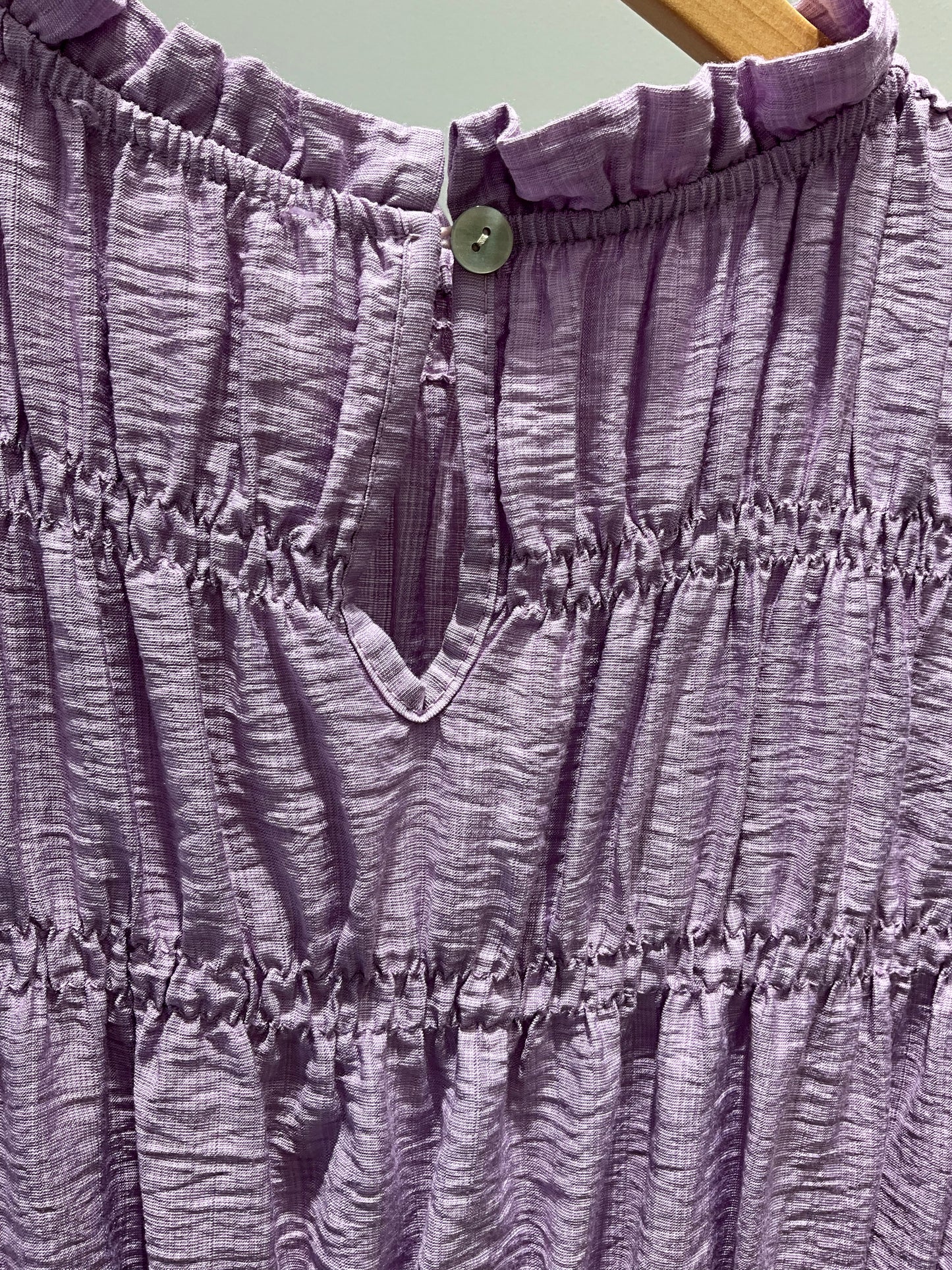 BLUSA FRUNCIDA LILA