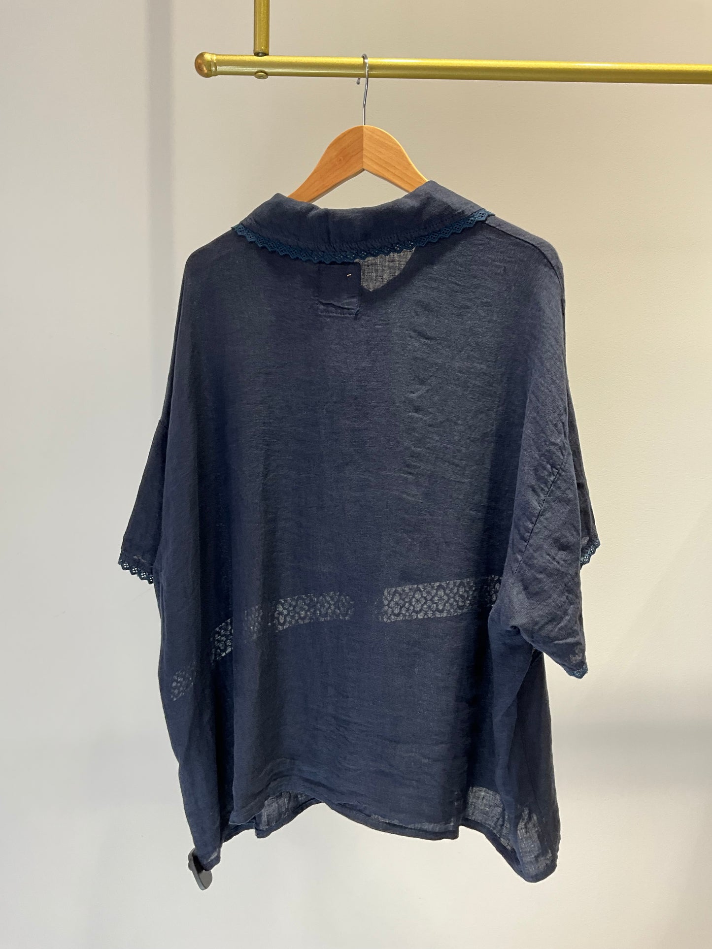 CONJUNTO DE LINO AZUL