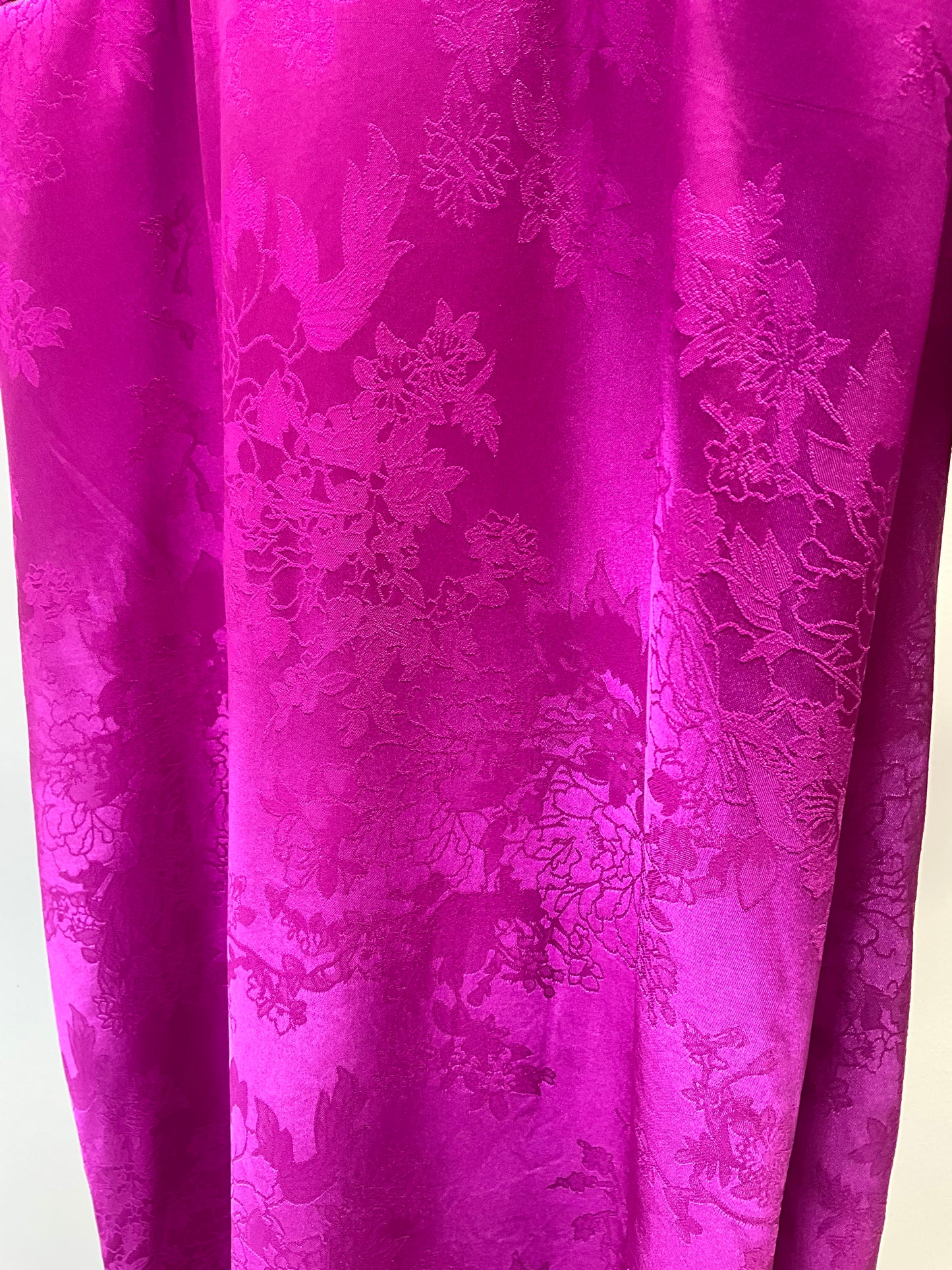 VESTIDO FUCSIA ESTAMPADO FLORES