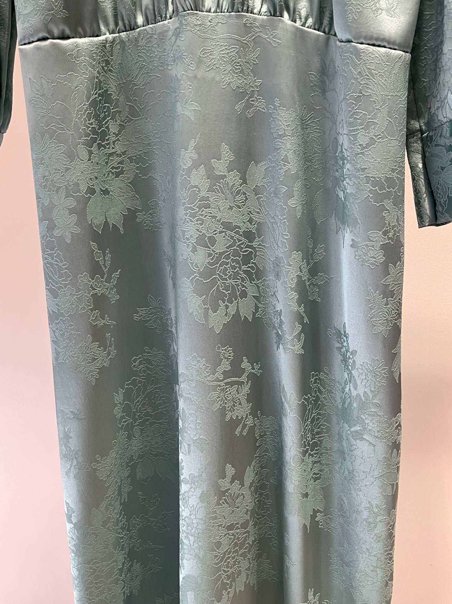 VESTIDO AGUAMARINA ESTAMPADO FLORES