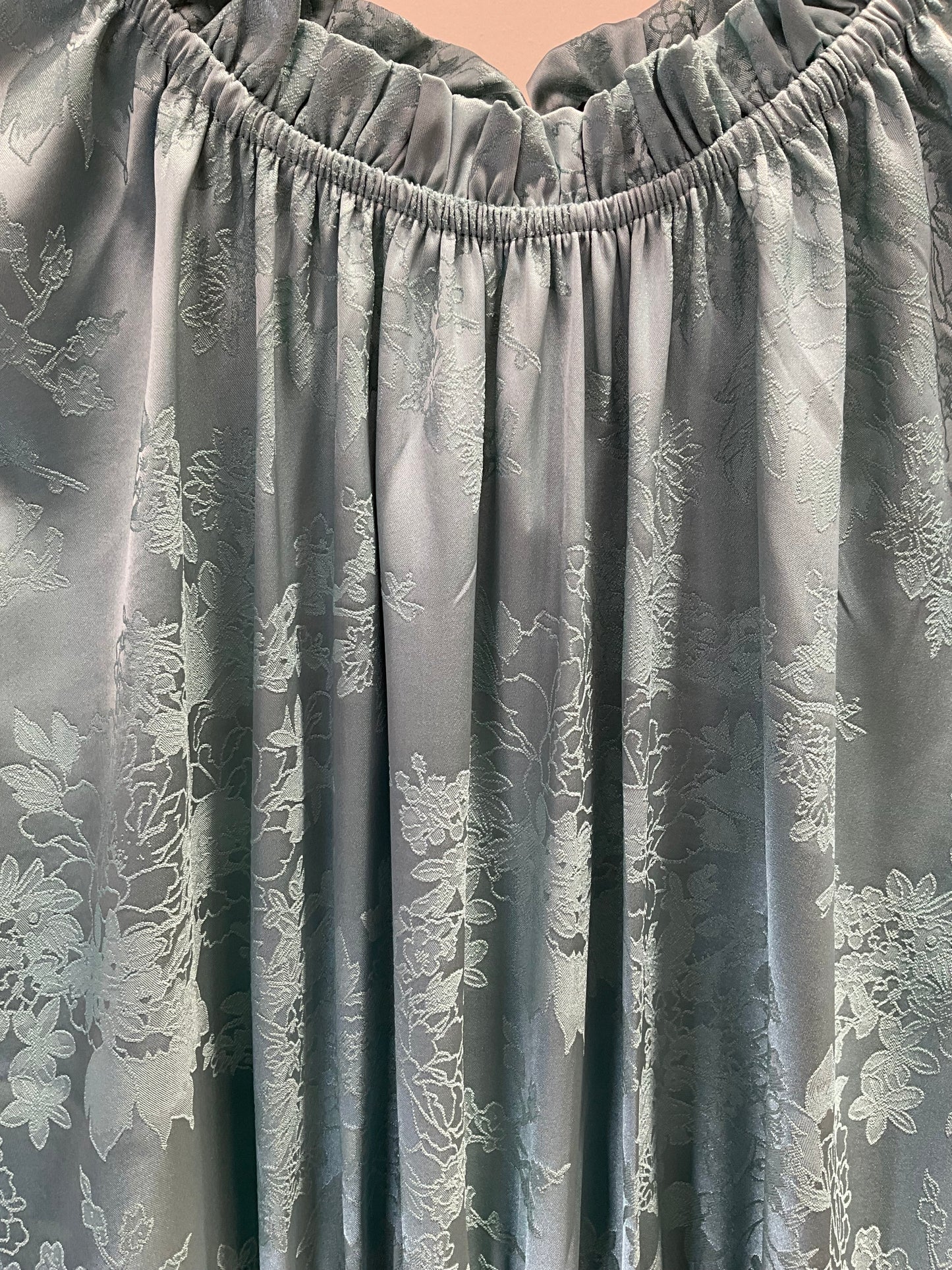 VESTIDO AGUAMARINA ESTAMPADO FLORES