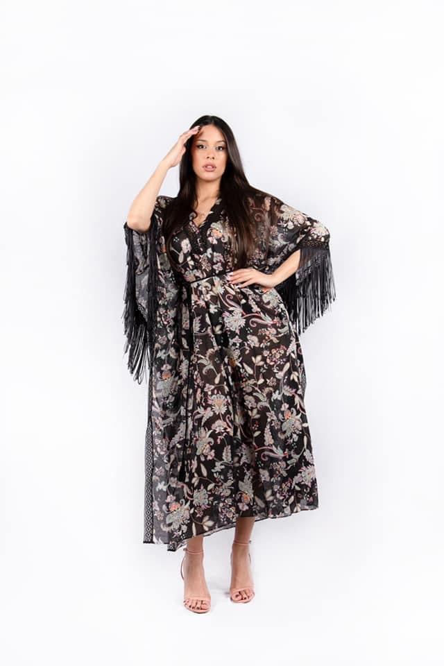 VESTIDO KAFTÁN TWINSET