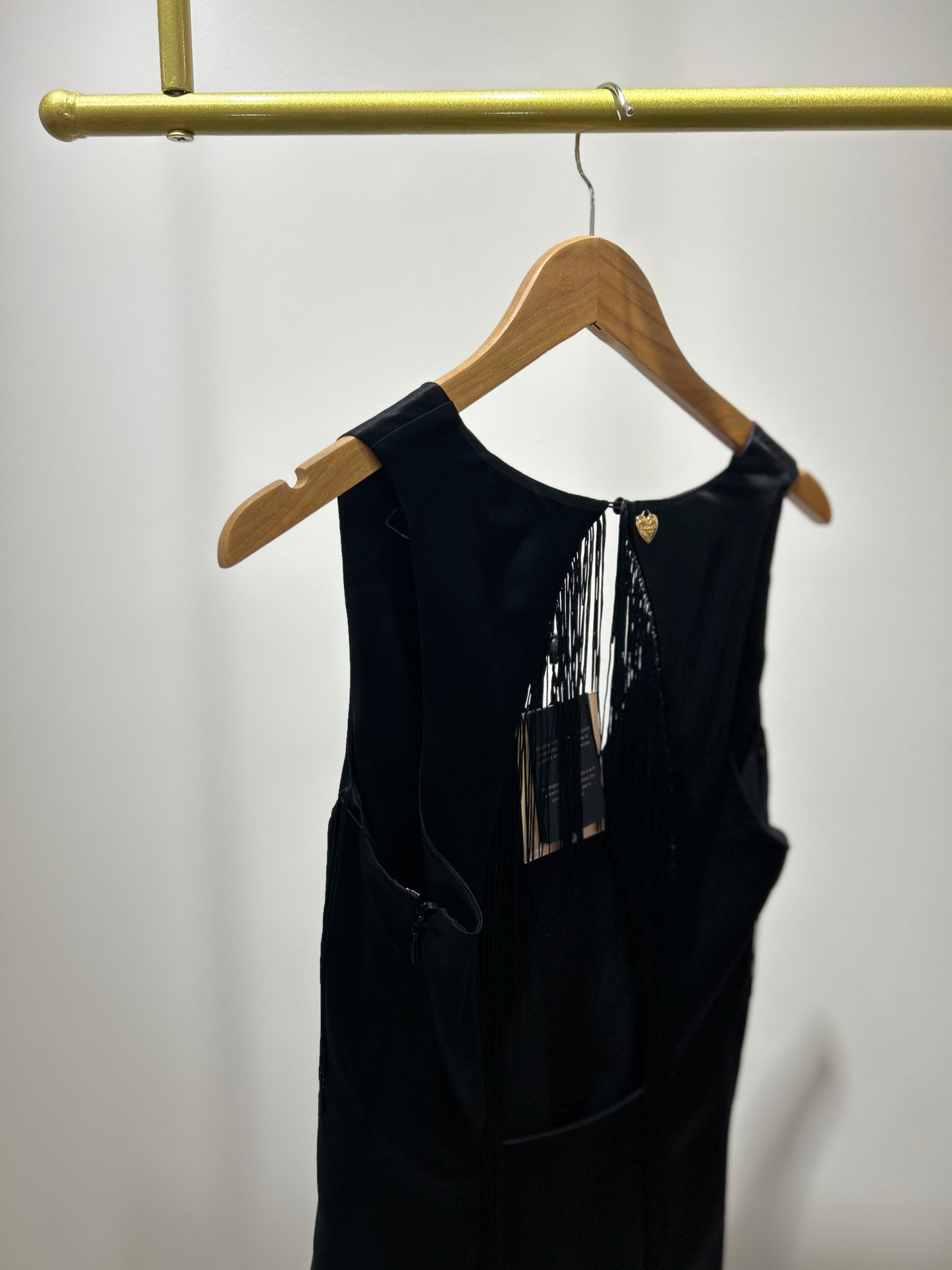 VESTIDO SEDA FLECOS TWINSET