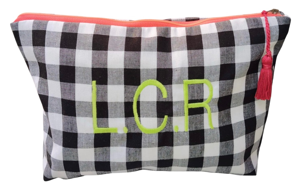 BOLSO VICHY HECHO A MANO