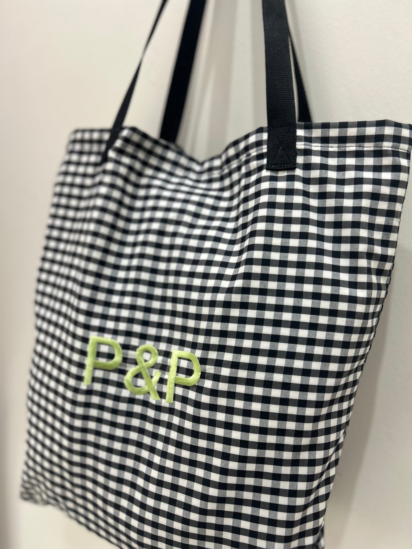 BOLSO VICHY HECHO A MANO