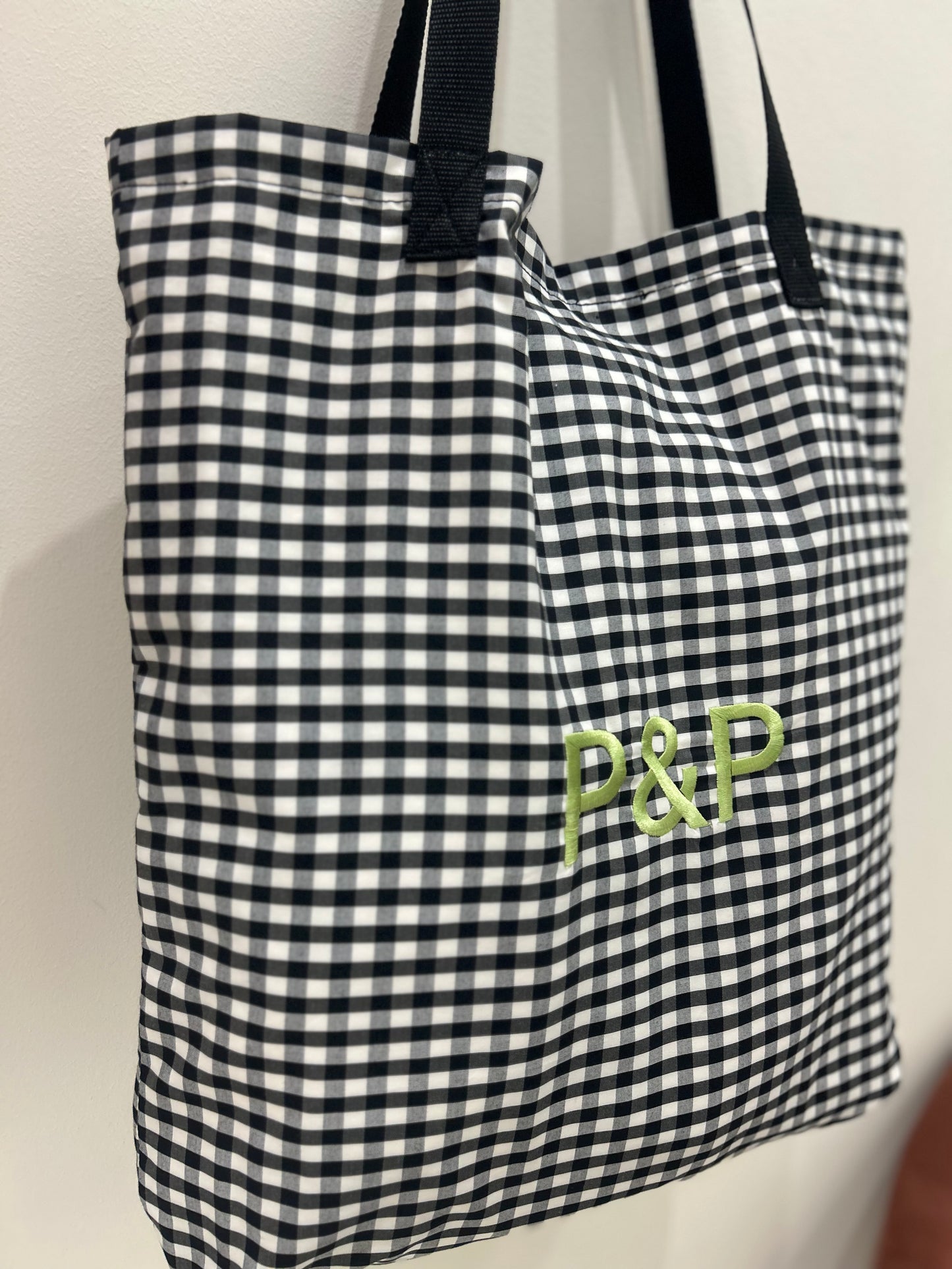 BOLSO VICHY HECHO A MANO