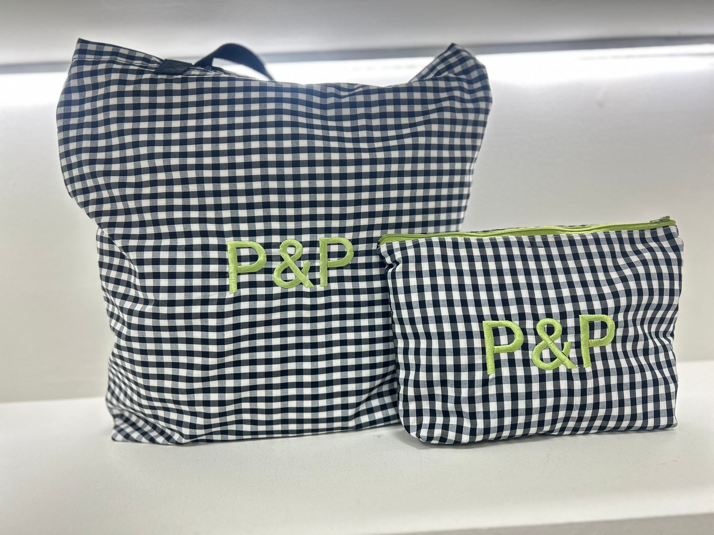 BOLSO VICHY HECHO A MANO