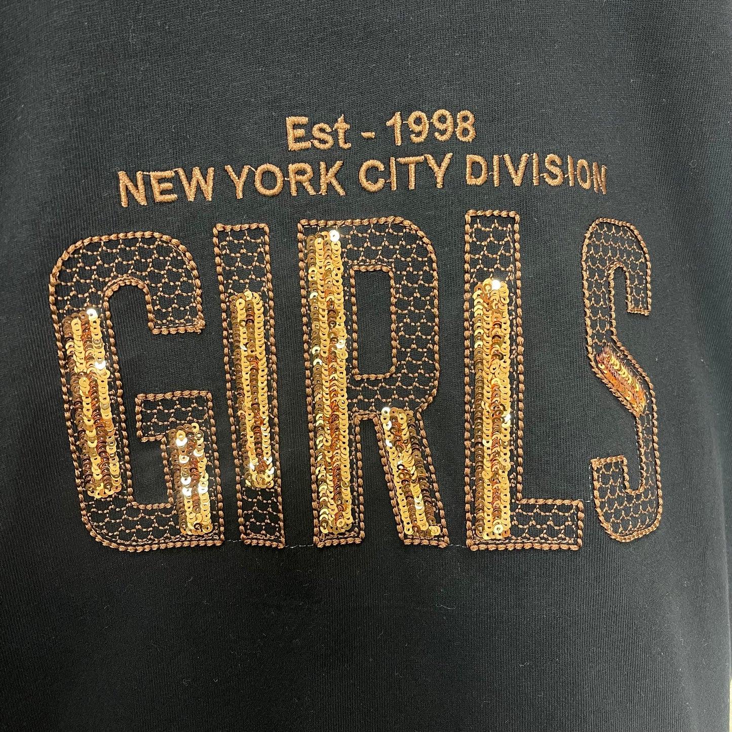 CAMISETA OVERSIZE NEGRA GIRLS
