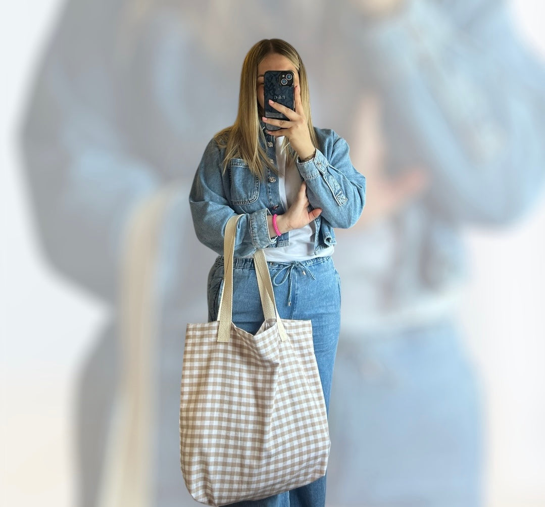 BOLSO COLECCIÓN VICHY HECHO A MANO