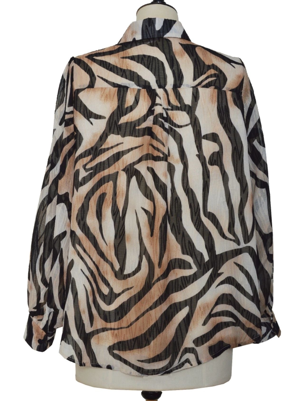 CAMISA ABOTONADA ANIMAL PRINT