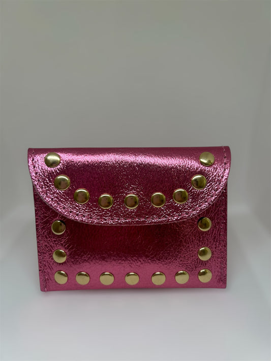 MONEDERO TACHUELAS ROSA