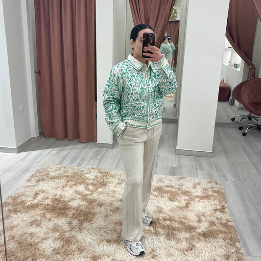CHAQUETA TELA VAQUERA BLANCA
