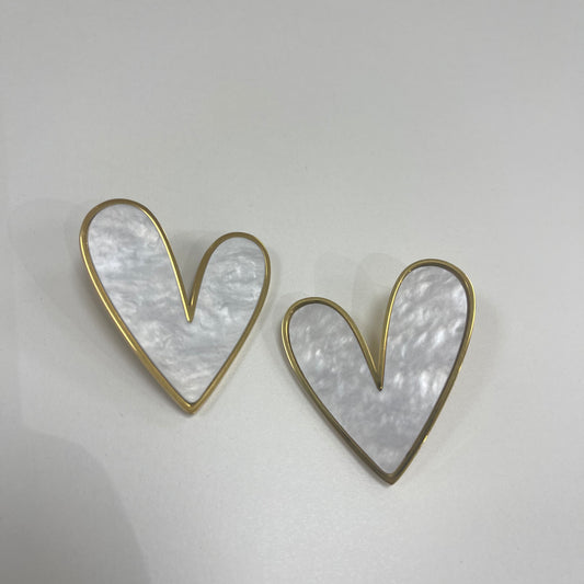 PENDIENTES CORAZÓN ESMALTE