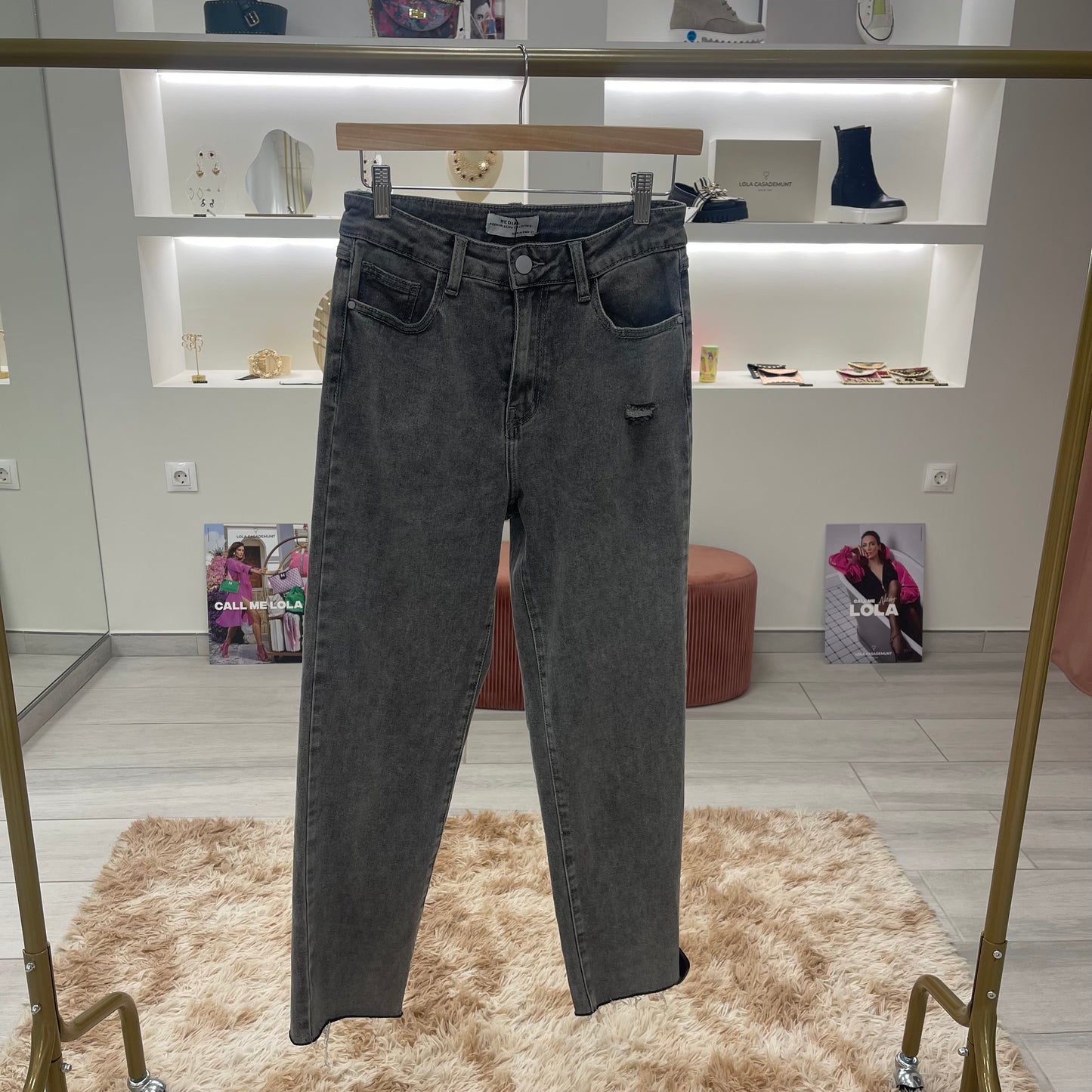 PANTALÓN VAQUERO GRIS