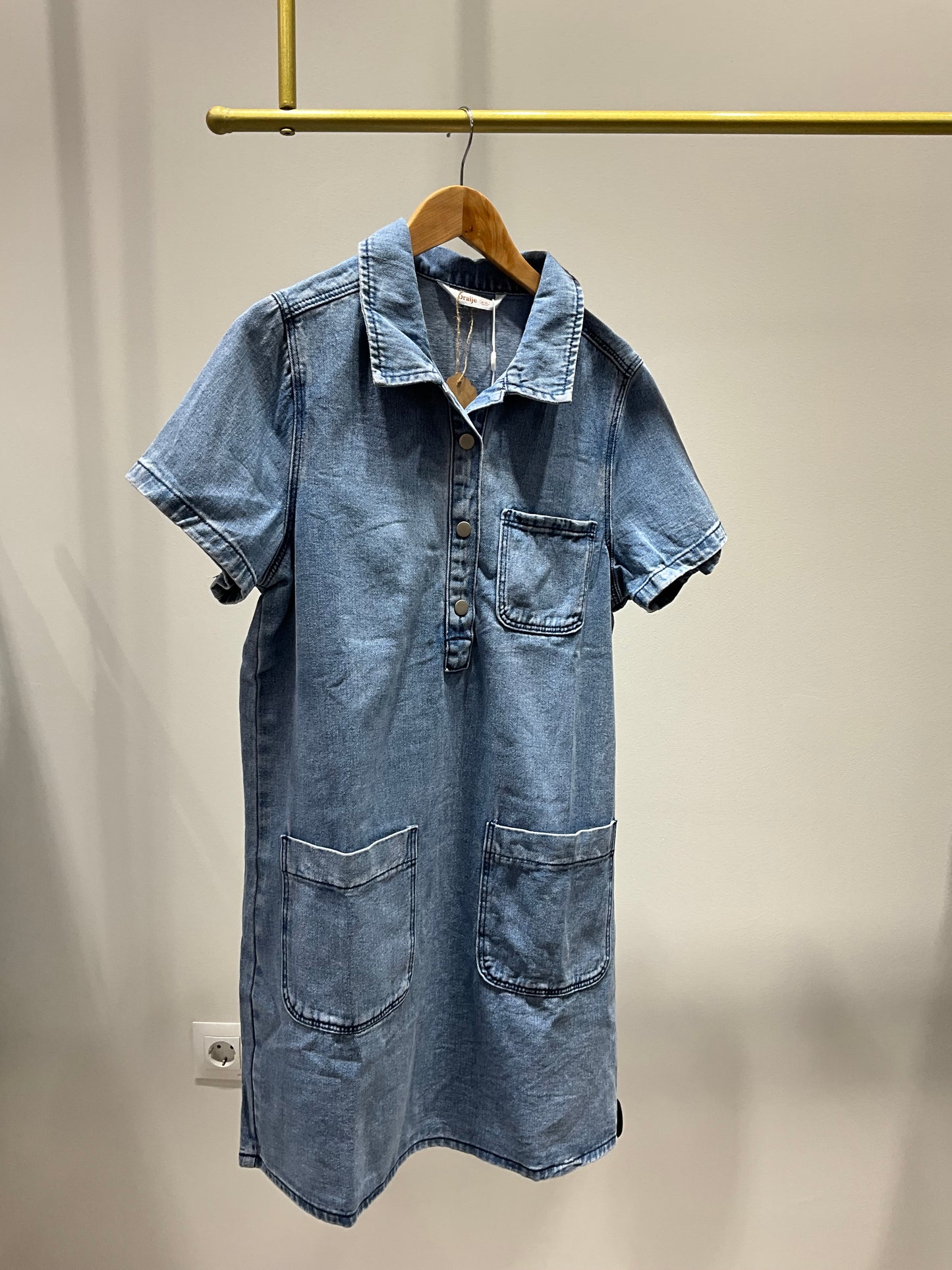 VESTIDO VAQUERO CORTO
