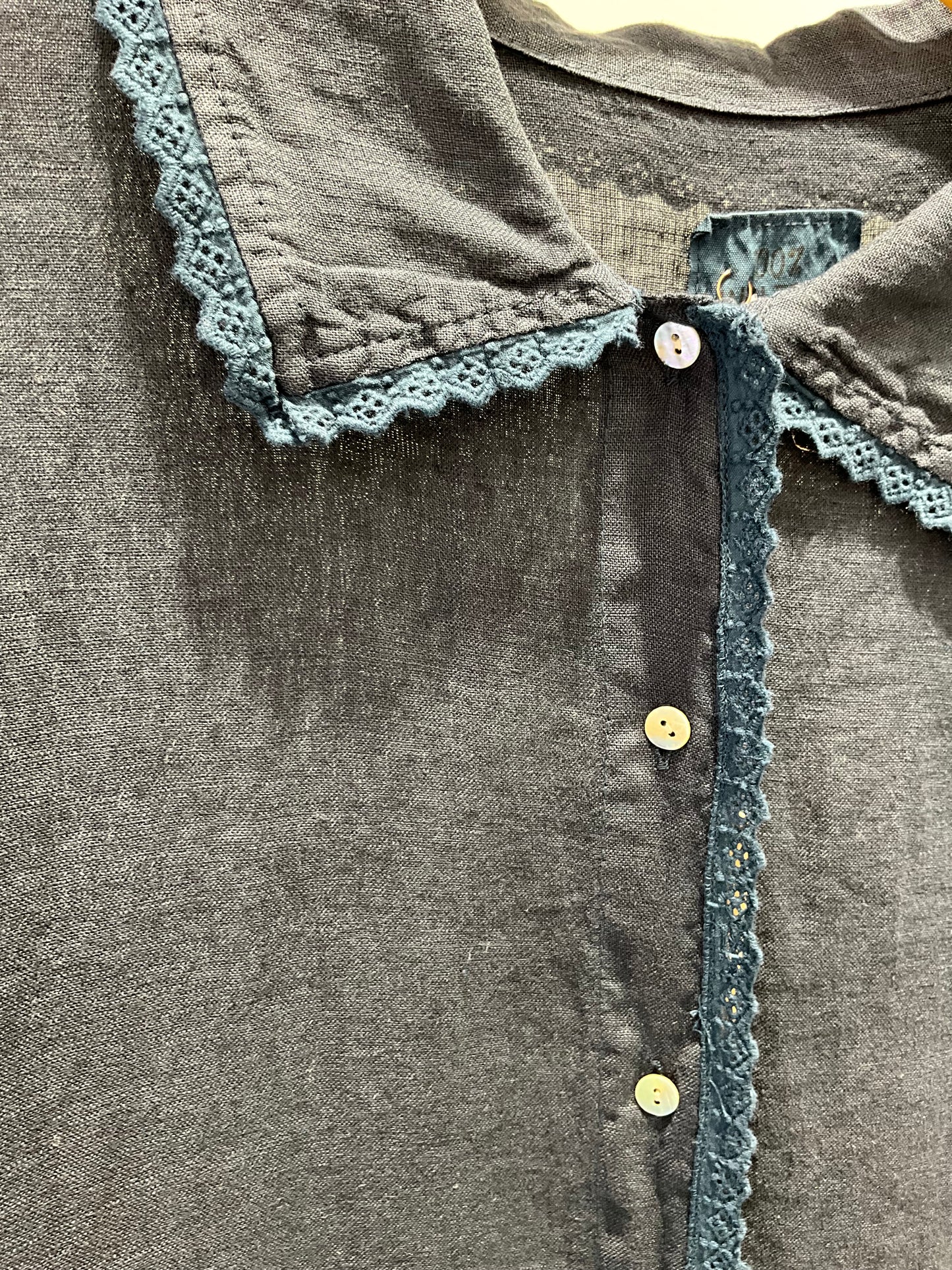 CONJUNTO DE LINO AZUL