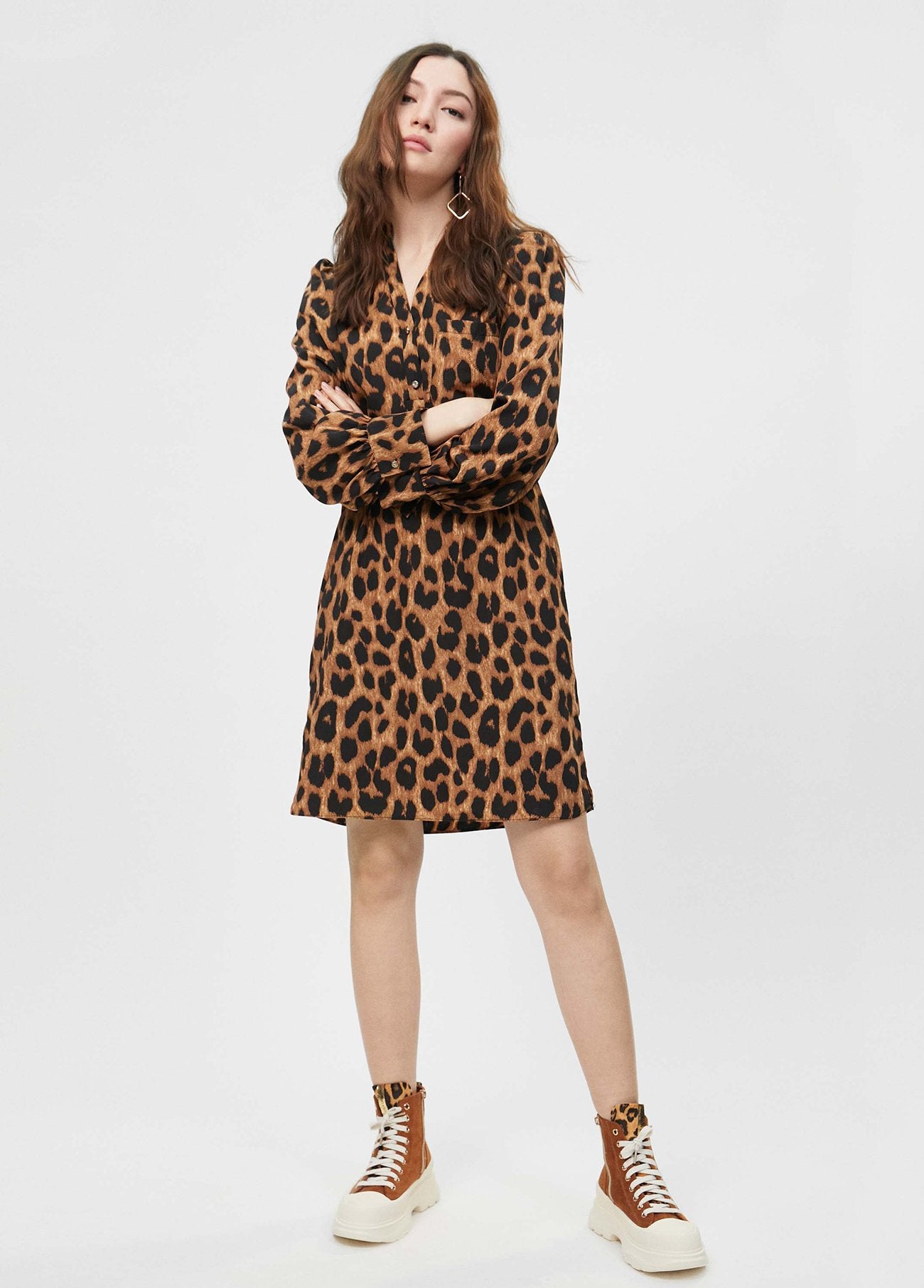 VESTIDO ANIMAL PRINT LOLA CASADEMUNT
